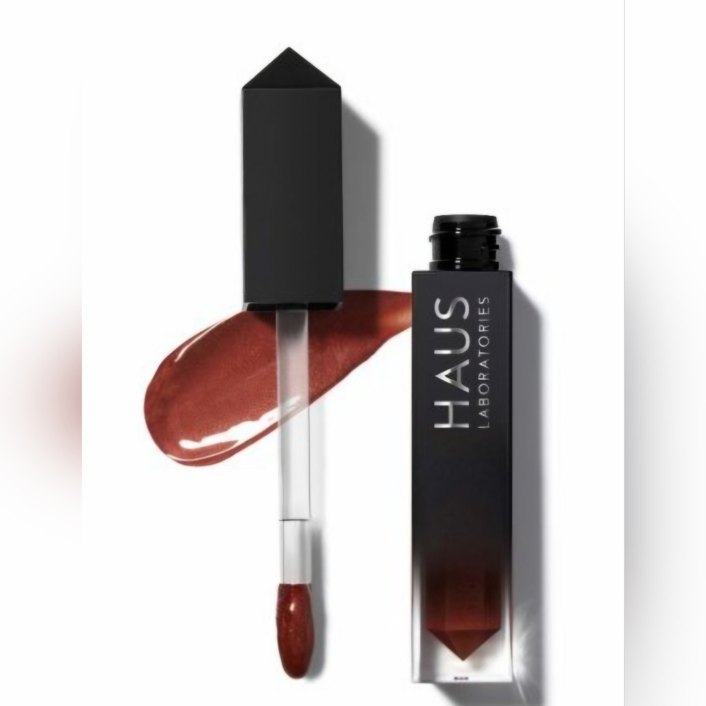 Haus Laboratories Le Riot Ultra Shine Lip Gloss Chaser Brown Sheer New